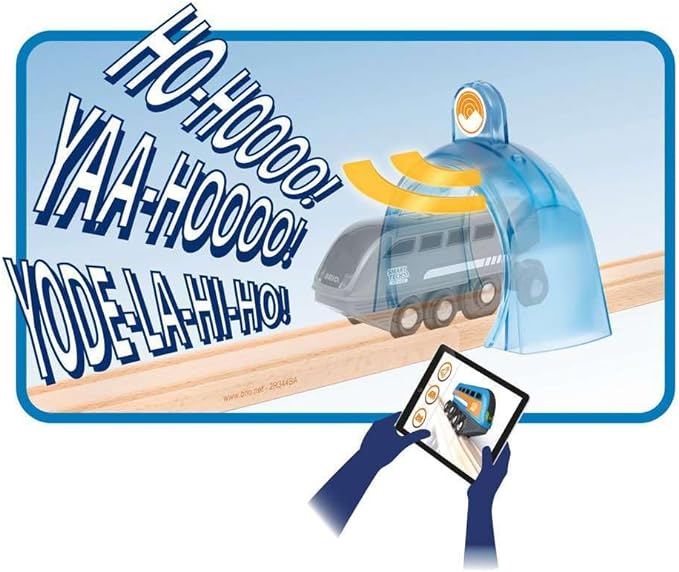 BRIO Smart Tech Sound Waterfall Tunnel - Interactive Train Set Accessory | Enhances Motor Skills | Child-Safe | FSC-Certified Wood Material