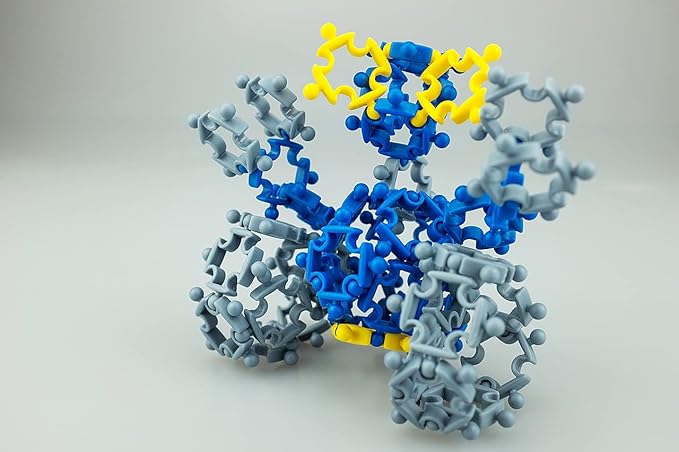 Robot (90 pcs) Eco-Friendly 4D STEM Educational Building Toy for Creative Kids | Party Activity | Gift Idea | Portable | Travel-Friendly | Durable | Hours of Fun | Build Up Your Own