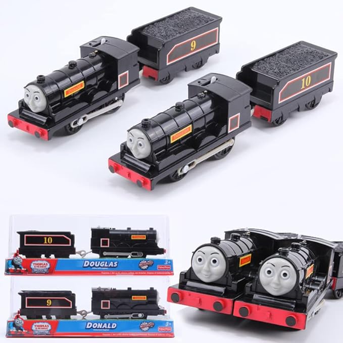 wltk Motorized Train Engine Toy Set, Battery-Powered Train’s Friend Toy Set ，Toddlers Train Toys for Age 3 4 5 6 7 8 Kids Boys Girls