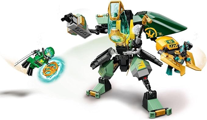 LEGO NINJAGO Lloyd’s Hydro Mech 71750 Building Kit, Underwater Playset with NINJAGO Lloyd and Mech; Role-Play Action for Boys and Girls Ages 7 and Up