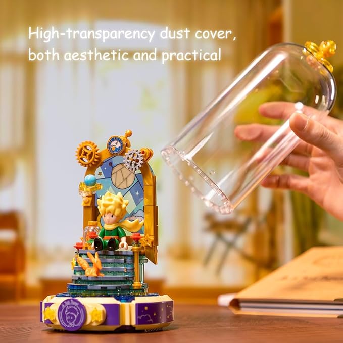 PANTASY Le Petit Prince Starry Gate Building Block Set – Creative DIY Model with Minifigure & Dust Cover Gift Adults and Kids Premium Building Blocks for Home Decor