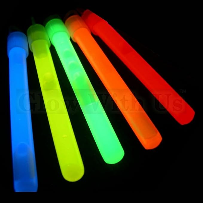 Glow Sticks Bulk Wholesale, 500 4” Glow Stick Light Sticks. Assorted Bright Colors, Kids Love Them! Glow 8-12 Hrs, 2-Year Shelf Life, Sturdy Packaging, GlowWithUs Brand…