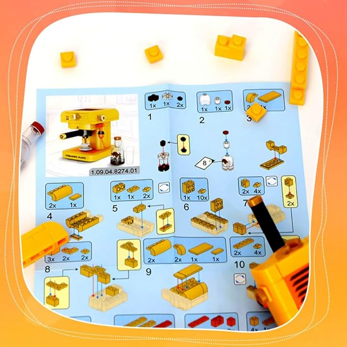 Girls Building Set, 6PCS Mini Electric Appliances Building Blocks Toy for Kids Age 6+, STEM Building Blocks Toy, Classroom Prizes, Birthday Gifts for Girls 707 Pieces