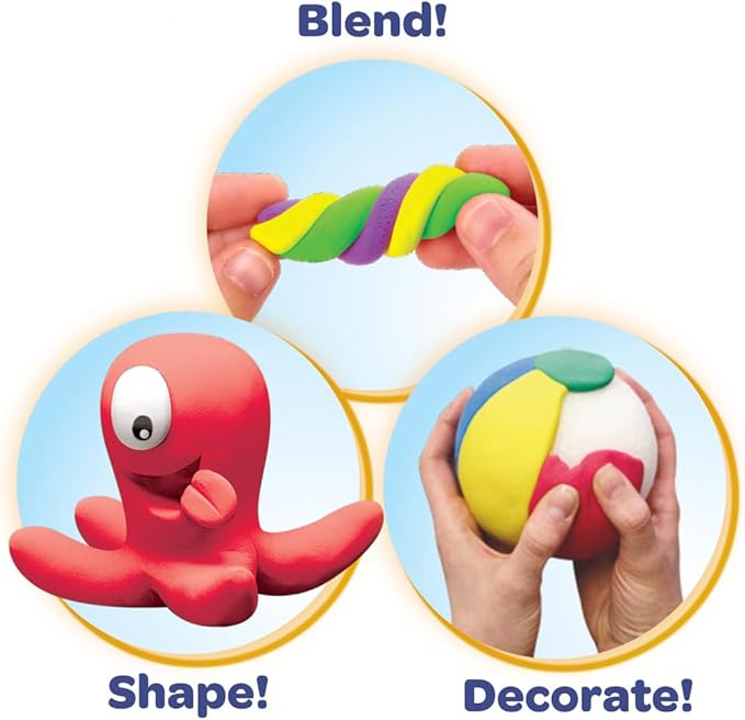 Crayola Model Magic Deluxe Variety Pack (14 Packs), Kids Air Dry Clay, Modeling Clay Alternative, Craft Supplies for Teachers, 7oz