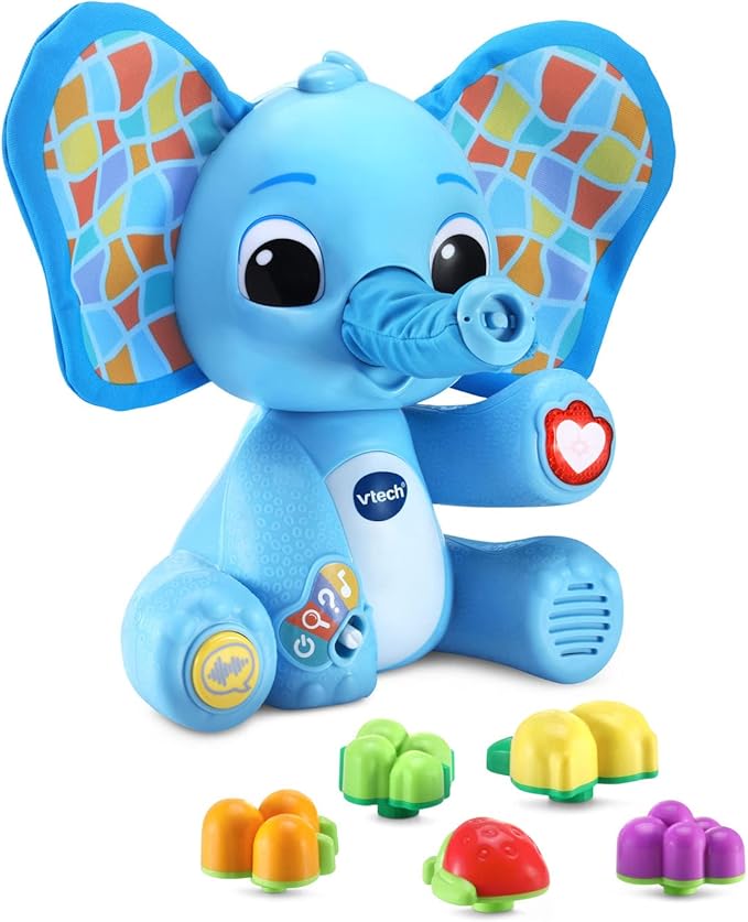VTech Smellephant with Magical Trunk and Peek-a-Boo Flapping Ears, Blue