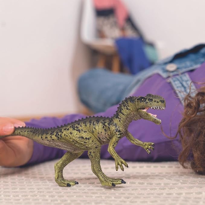 Schleich Dinosaurs Realistic Monolophosaurus Figure - Detailed Prehistoric Jurassic Dino Toy, Highly Durable for Education and Fun for Boys and Girls, Gift for Kids Ages 4+