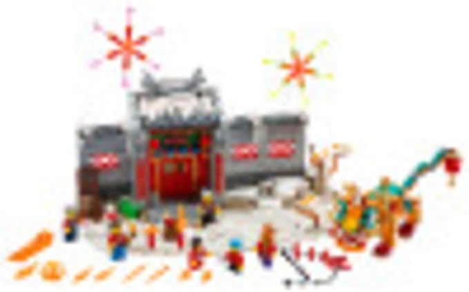 LEGO Story of Nian 80106 Building Kit; Collectible, Educational, Lunar New Year Gift Toy for Kids, New 2021 (1,067 Pieces)