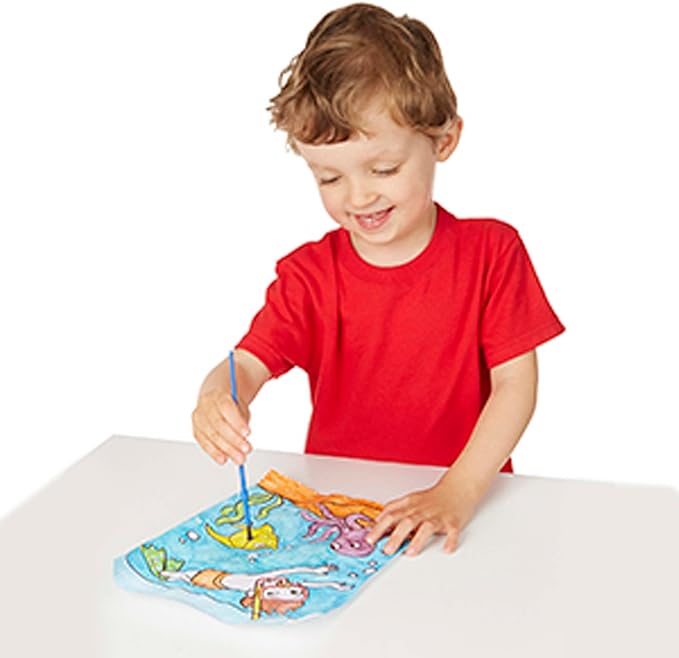 Melissa & Doug My First Paint With Water Activity Books Set - Animals, Vehicles, and Pirates - FSC Certified