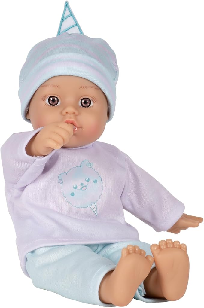 ADORA Soft Baby Doll, 11 inch Sweet Baby Puppy Cotton Candy, Machine Washable (Amazon Exclusive) 1+
