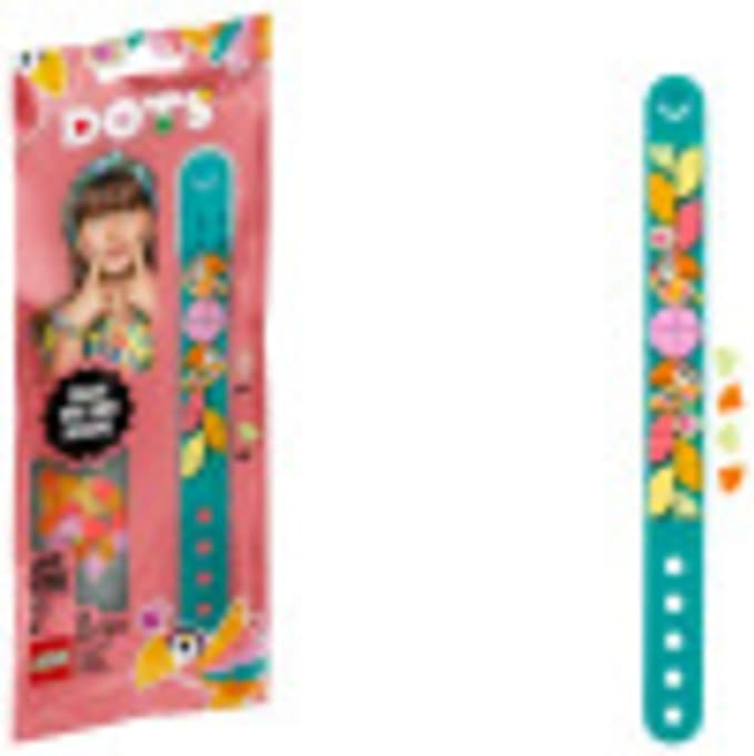 LEGO DOTS Love Birds Bracelet 41912 DIY Craft Bracelet Making Kit, A Fun Craft kit for Kids who Like Making Creative Jewelry, Perfect for a Holiday or Birthday Gift Toy (33 Pieces)