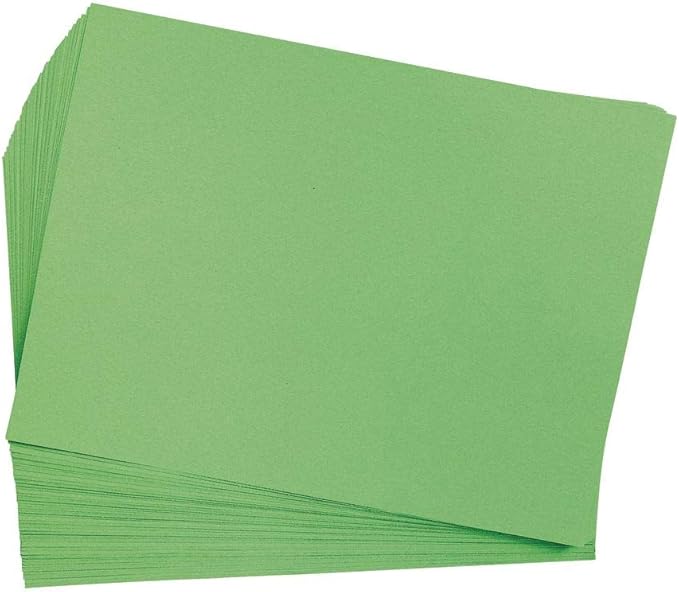 Colorations Construction Paper,Bright Green,9 inches x 12 inches,200 Sheets, Heavyweight Construction Paper,Crafts,Art,Painting, Coloring,Drawing,Creating,Paper,Art Project,All Purpose