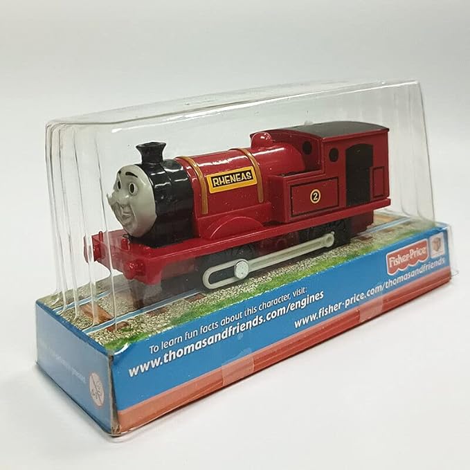 wltk Motorized Red rheneas Train Engine Toy Set, Battery-Powered Train’s Friend Toy Set ，Toddlers Train Toys for Age 3 4 5 6 7 8 Kids Boys Girls (Red rheneas)