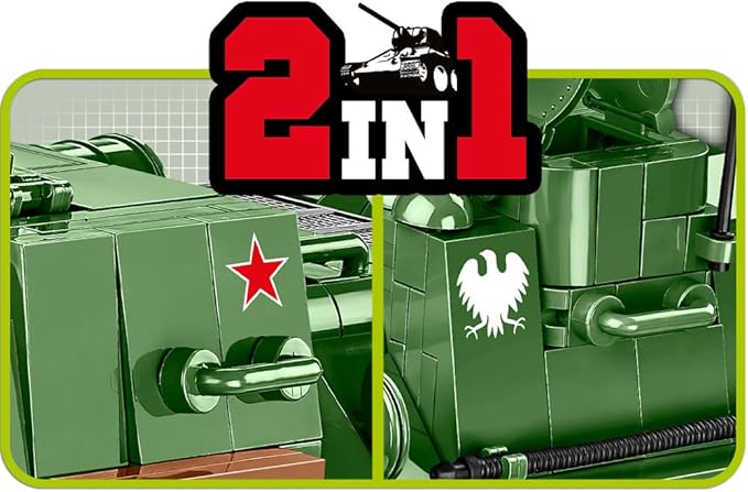 COBI Historical Collection SU-100 SPG Vehicle , Green