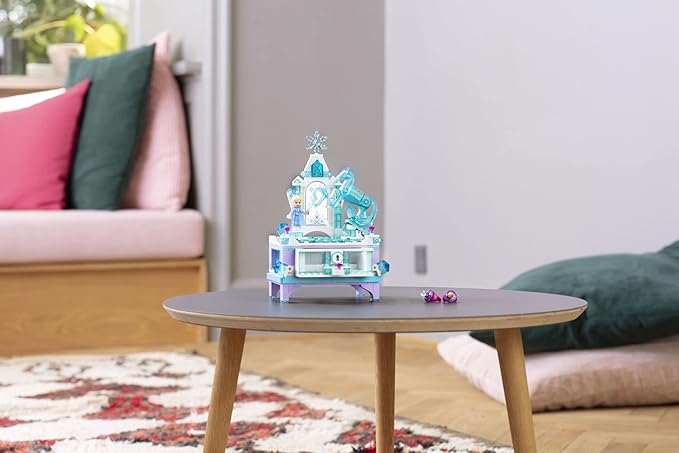 LEGO Disney Frozen 2 Elsa's Jewelry Box Creation Building Toy 41168 Make a Jewelry Storage Box with Lockable Drawer & Mirror, Collectible Disney Gift Idea with Princess Elsa Mini-Doll and Nokk Figure