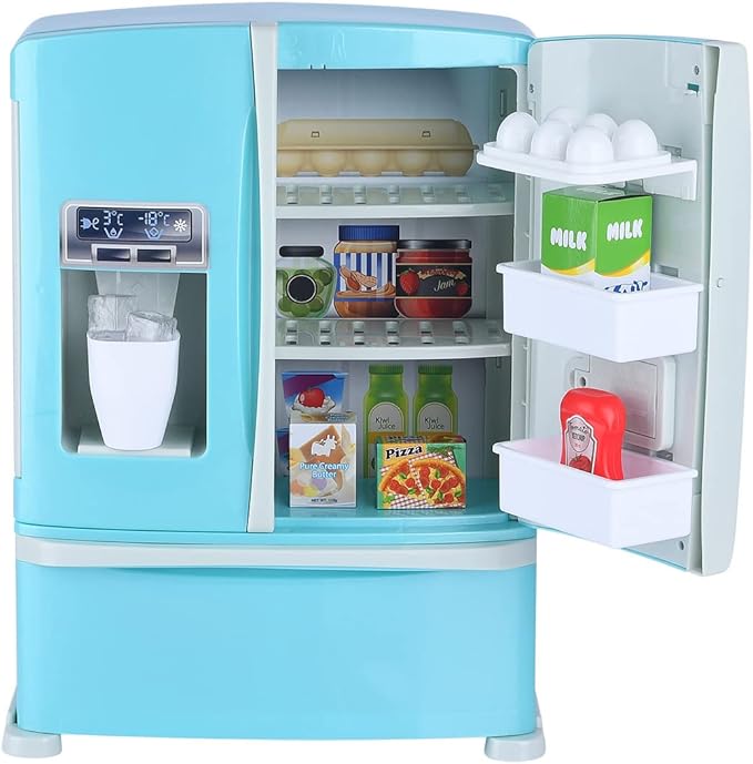 Play My Smart Fridge Double Door Learning & Educational Kids Toy Small Household Appliance Smart Refrigerator Toy, Gift for Boys & Girls