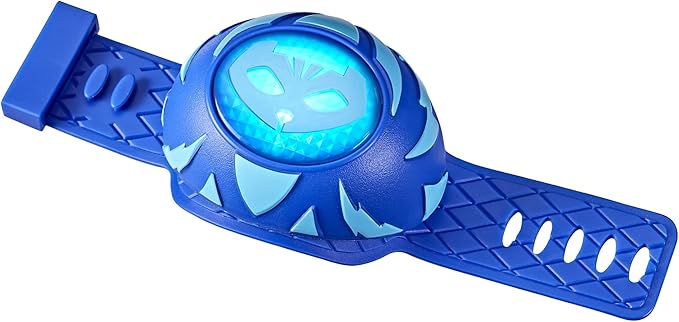 PJ Masks Catboy Power Wristband Preschool Toy, Costume Wearable with Lights and Sounds for Kids Ages 3 and Up, Blue, 14 Different Sound Effects, Standard Packaging