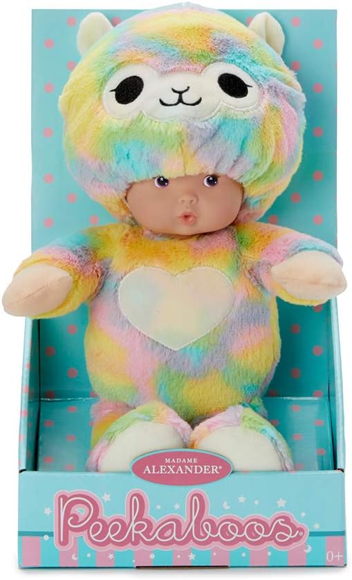 Madame Alexander 12" Peekaboos, Llama, Light Skin Tone