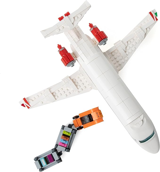 Airplane Building Block Set (633 Pieces). Aviation Series Building Blocks for Kids and Adults