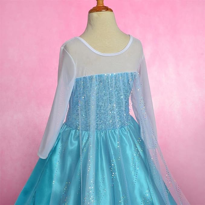 Dressy Daisy Toddler Little Girls' Ice Princess Dress Costume Birthday Halloween Christmas Fancy Party Dresses