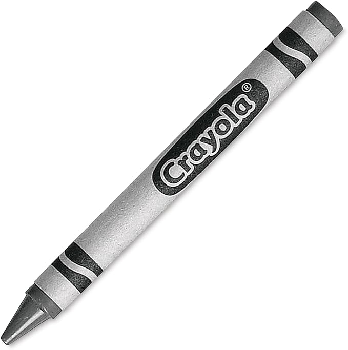 Crayola Crayons in Gray, Bulk Crayons, 12 Count (5208361052)