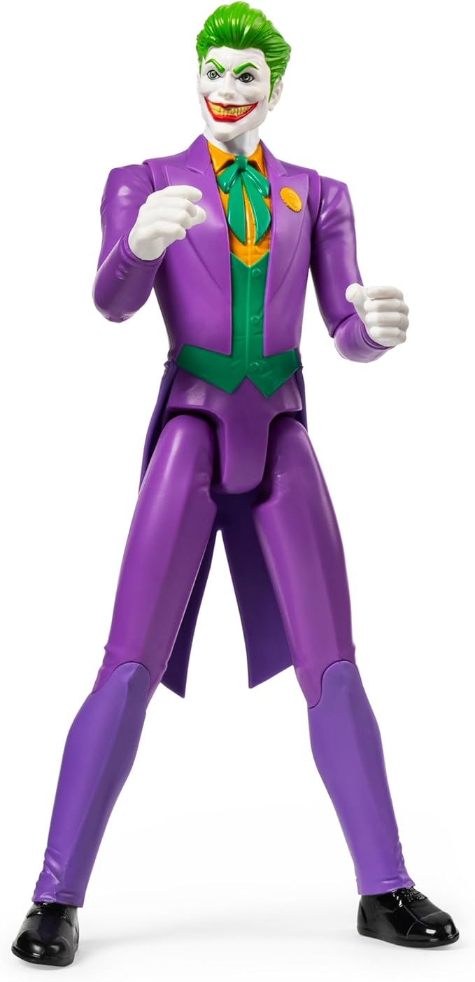 Spin Master Batman Toys Collection Flexible 12 Inch Joker Villain Action Figure for Children Ages 4 and Up