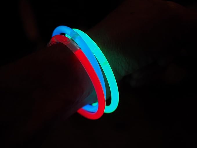 Glow Sticks 414Pcs Bulk Party Pack 8” Glow In The Dark Sticks Glow Bracelets And Glow Eyeglasses And Necklaces Earrings Favors For You... (414PCS)