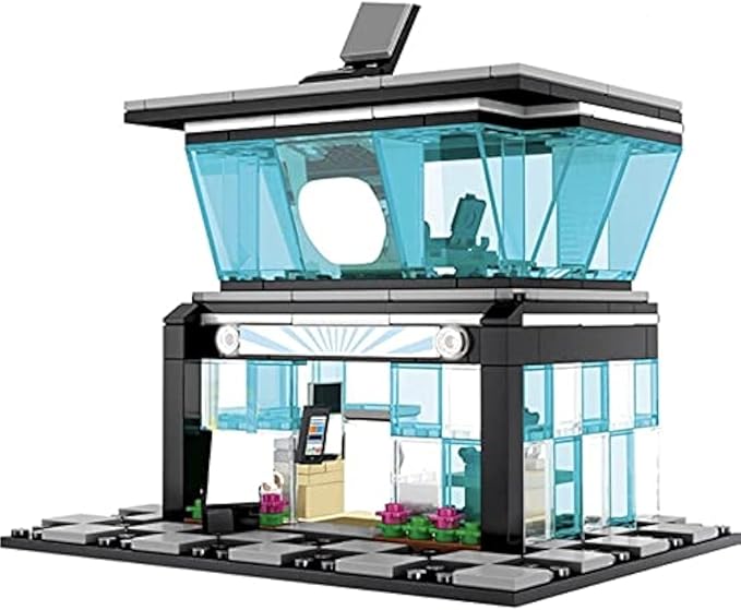 General Jim's Modular City Retail Cell Phone Building Blocks Store | Urban Electronics Emporium Building Set