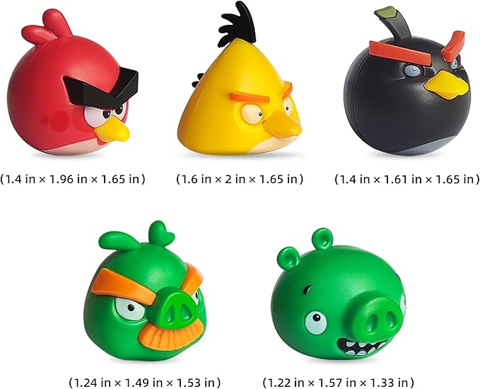 Newly Licensed Angry Birds Toys Playsets Build N’ Launch Construction Brick Assembly Building Blocks Sets Pig City Strike 2 Takedown Space Planet Game Catapult Slingshot Gift Box 20pcs