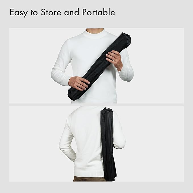 Artify Easel for Painting, Double-Tier Easel Stand, Adjustable Height from 22-66 Inches, Tripod for Painting and Display with Carrying Bag, 66 Inches, Black