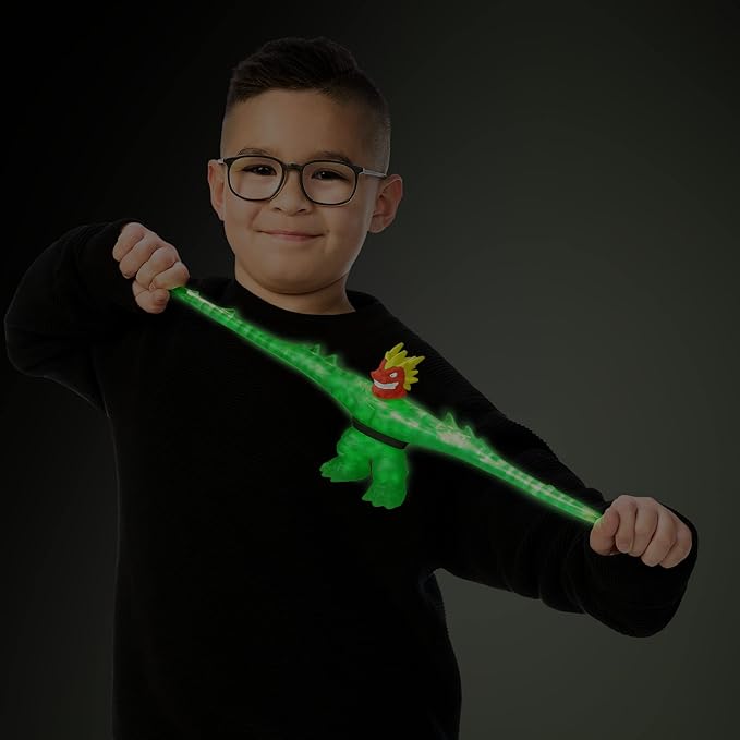 Heroes of Goo JIT Zu Glow Shifters - Versus Pack, Ultraglow Blazagon VS Shadowfang Viper. One with Unique Glow-in-The-Dark Goo Transformation. Crush The core, Goo Glows in The Dark.