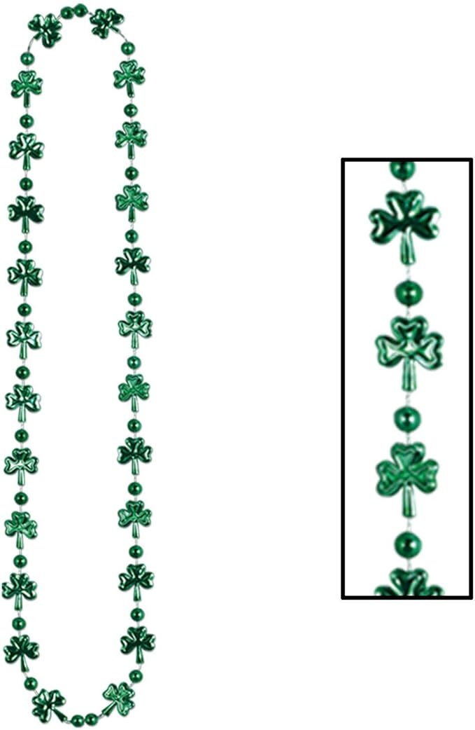 Shamrock Beads Pack of 12
