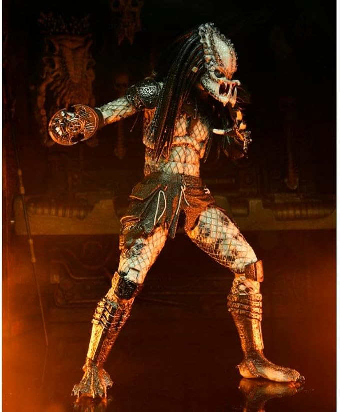 NECA Shaman Predator Ultimate 7-Inch Action Figure with Interchangeable Hands