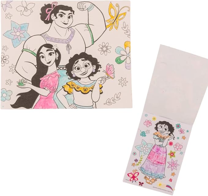 Disney Encanto Creative Coloring Canvas Painting and Activity Set for Kids, 1000+ pcs