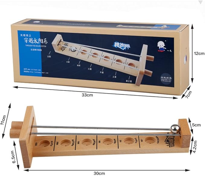 Shoot The Moon Game, Classic Desktop Games Wooden Hockey Play for Adult Children's Educational Toys