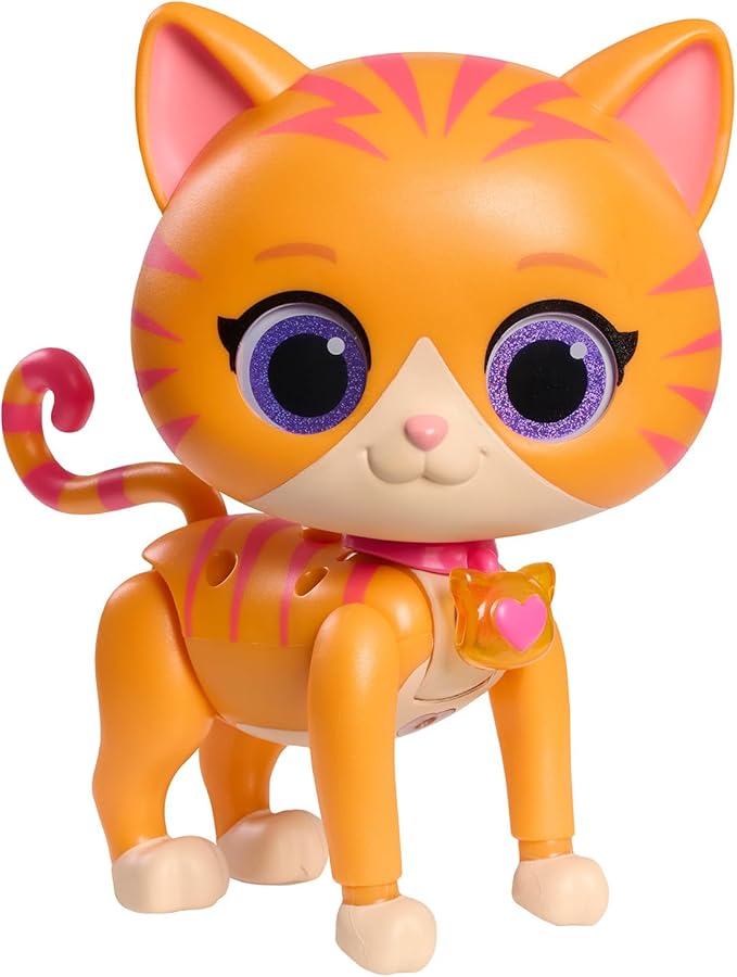Just Play Disney Junior SuperKitties Cat-Tastic Transforming Ginny Lights and Sounds Figure, Kids Toys for Ages 3 Up