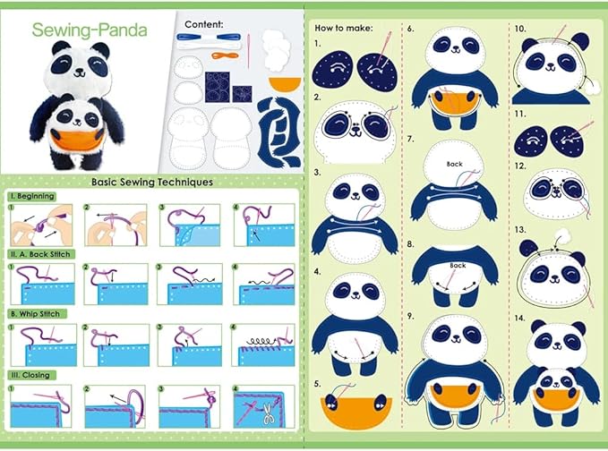 Avenir - My First Doll - Mom Baby Panda