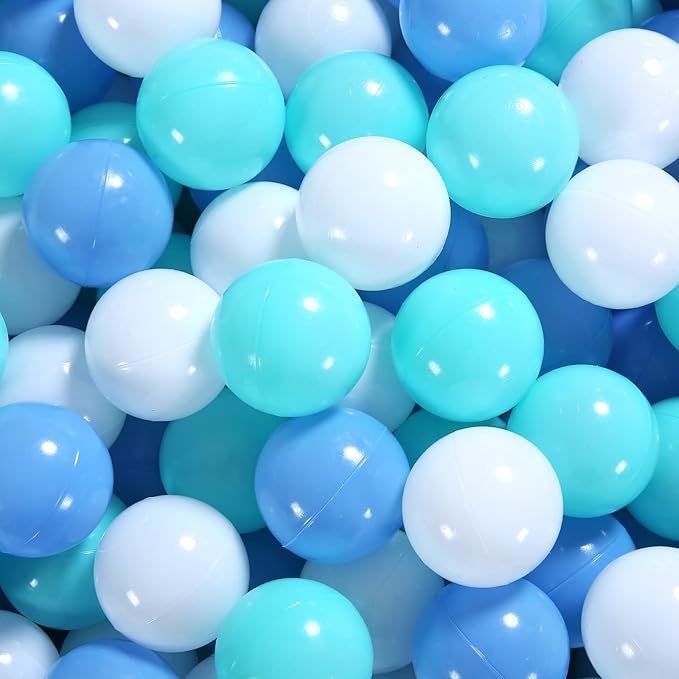 Ball Pit Balls Plastic Balls for Ball Pit Phathalate Free BPA Free Plastic Balls 100pcs 2.2" Set for Toddlers for Play Tent Tunnel