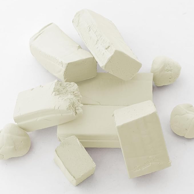 BAZIC Modeling Clay Cream White Color 1 LB, Light Dough Art Craft, Non Toxic Gift for Artist Kids Toddler Boys Girls, Bulk for Classroom, 24-Pack