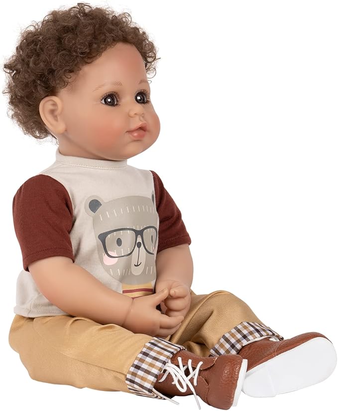 ADORA Realistic Baby Doll Bear Hugs ToddlerTime Doll - 20 inch, Soft CuddleMe Vinyl
