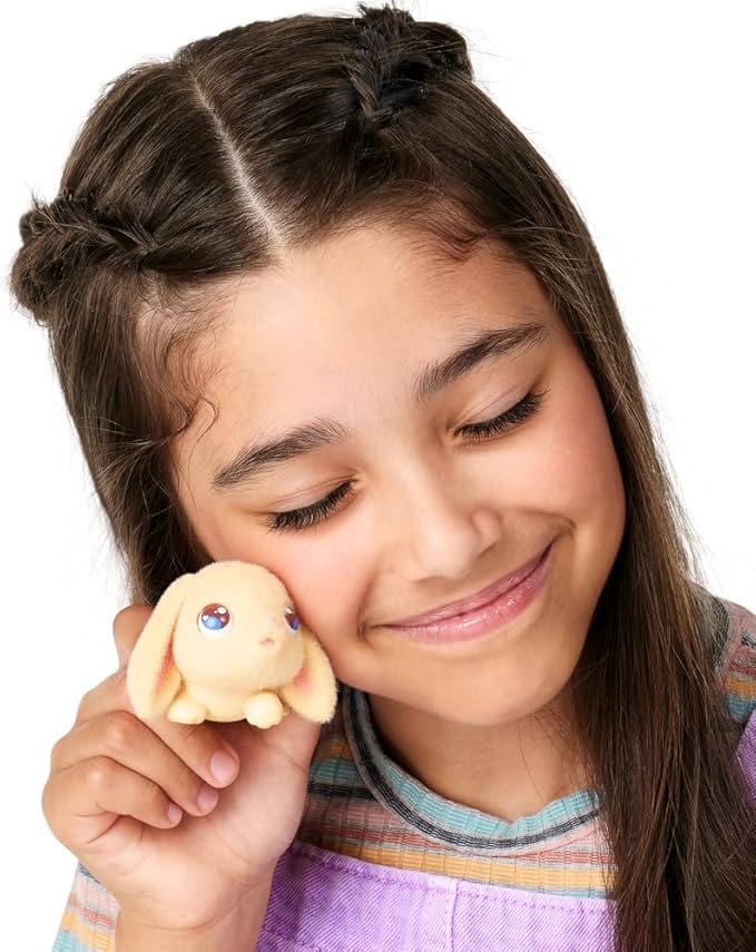 Little Live Pets - Mama Surprise Minis. Feed and Nurture a Lil' Bunny Inside Their Hutch so she can be a Mama. She has 2, 3, or 4 Babies with Surprise Accessories to Dress Up The Babies