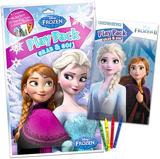 Disney My Little Pony Coloring Book Super Set for Girls - 3 Giant Coloring Books Featuring Disney Princess, Frozen and My Little Pony (Includes Disney Princess Stickers)