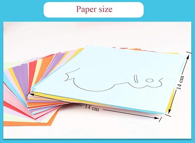 Fun Paper-Cut Set; Paper Cutting; Paper Art; Scissor Skills Activity Cutting Book; Kids Scissors Crafts Kits Preschool-120 Pages with A Pair of Child-Safe Scissors