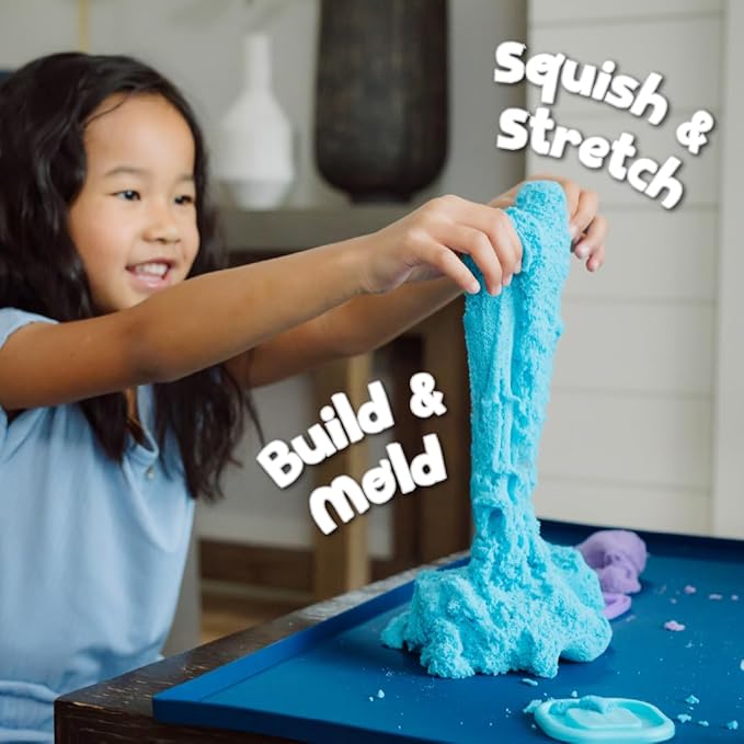 Chuckle & Roar - Grand Sand Color Mix - Tactile Construction Sand - Educational Fun for Preschoolers - Fidget Arts and Crafts for Toddlers - Never Dries - Ages 3 and Up