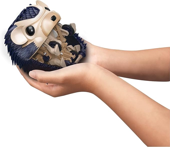 Thames & Kosmos My Robotic Pet - Tumbling Hedgehog | Build Your Own Sound Activated Tumbling, Rolling, Scurrying Pet | STEM Experiment Kit | Toy of The Year Award Finalist