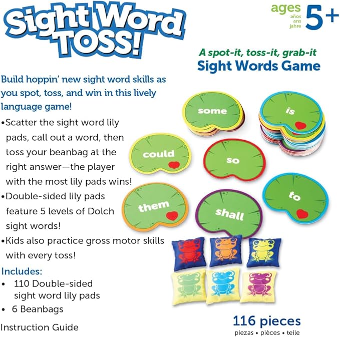 Sight Words Toss Game