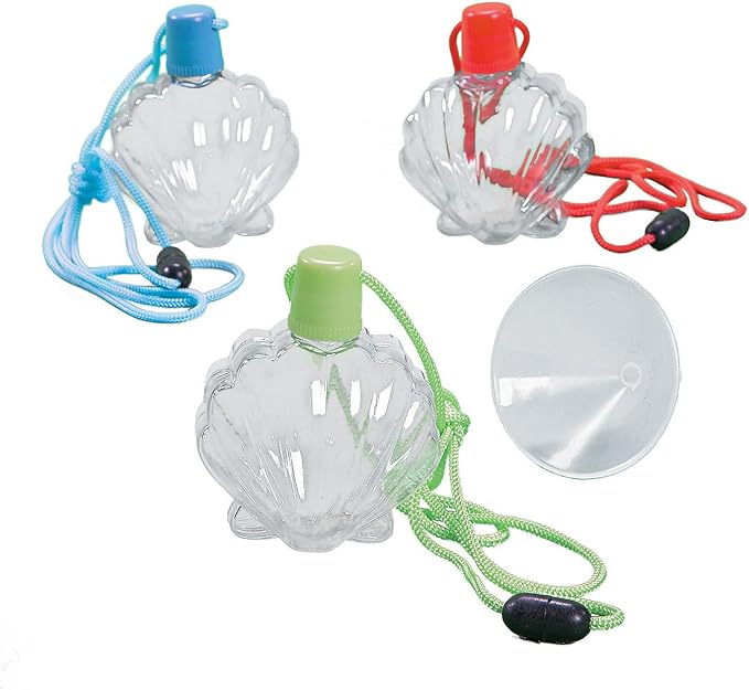 Fun Express Sea Shell Sand Art Necklace - Makes 12 - DIY Crafts for Kids