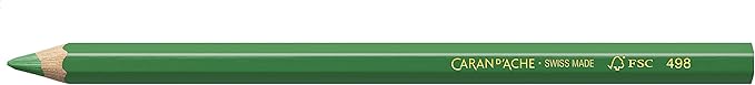 Caran d'Ache Fancolor Color Pencils, 12 Colors, Maxi Diameter