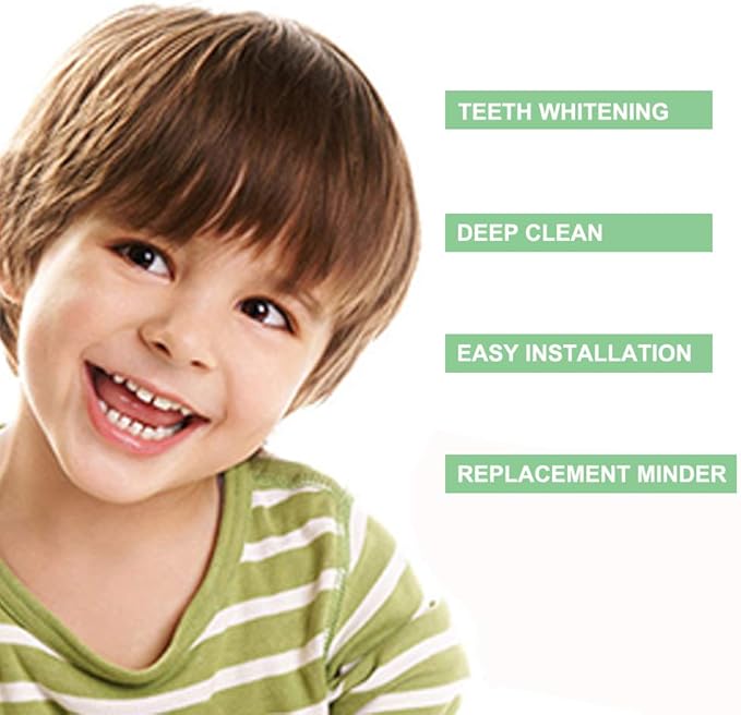 Kids Toothbrush Replacement Heads for Oral-B, Extra-Soft Bristles, Fits for Both Electric and Battery Braun Brushes, Except Vitality Sonic, CrossActino Power, Sonic Complete, Pulsonics, EB-10A