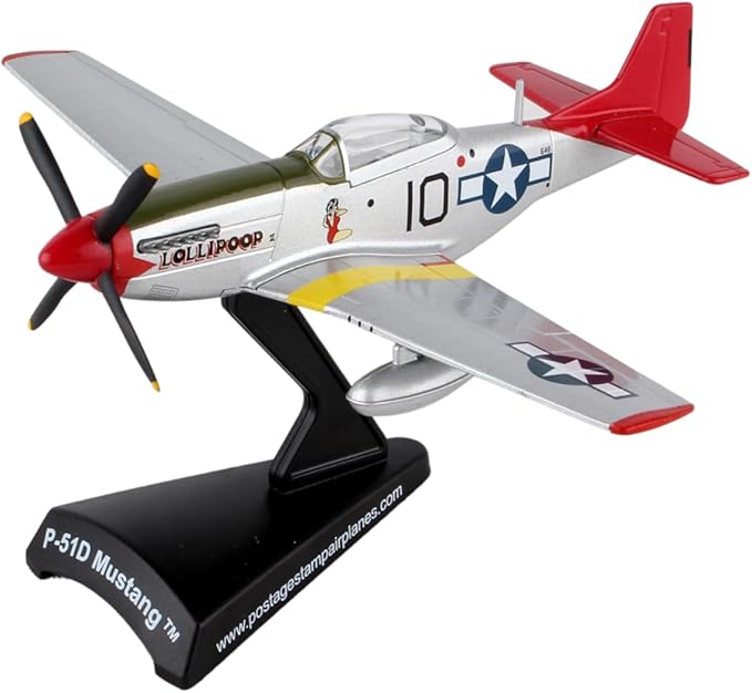 Daron Worldwide Trading P-51 Mustang Tuskegee 1:100 Vehicle, 144 months to 1000 months