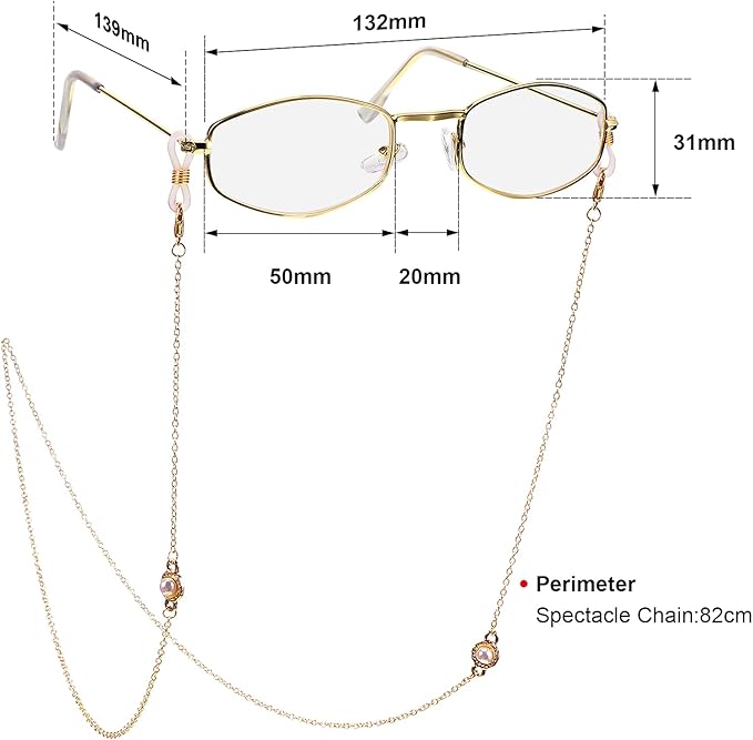 Tatuo 7pcs Halloween Old Lady Costume Granny Wig Shawl Cane Frame Glasses with Chain Pearl Necklace Bracelet Earrings